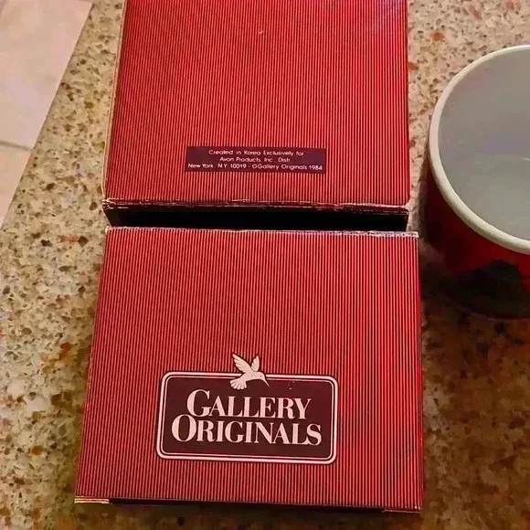 Vintage Avon Galley original Christmas tree mugs 80s coffee mug tea cup - Picture 17 of 17